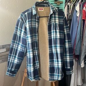 Wrangler Sherpa lined flannel